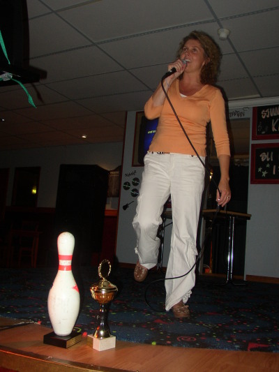 Helen blev lycklig vinnare av pokalen 2006