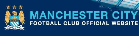 Manchester Citys hemsida header
