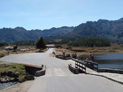 Laguna Mucubaji, på väg till Los Llanos.
