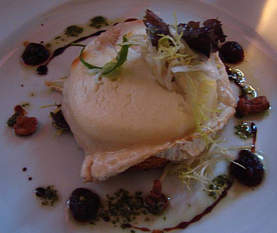 Starter with goat cheese