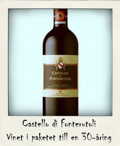 Castello di Fonterutoli ett vin som jag ska ge bort