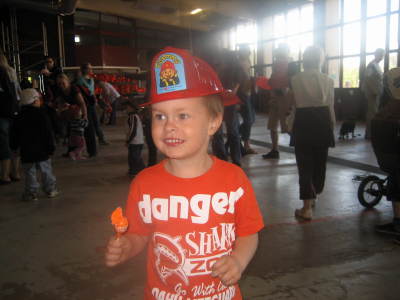Fireman Daniel (with a lollipop)