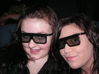 Jag o Alex på Pandavision 3D glasögon Snyggt ;P