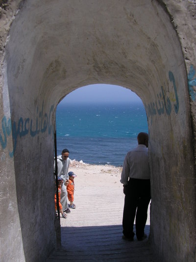 Marocko - utgâng i muren