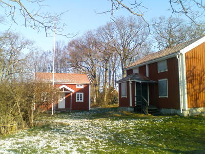 Ejemarks hus är kvar efter vintern