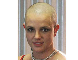 Britney shaved