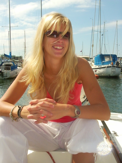 Karin på båten