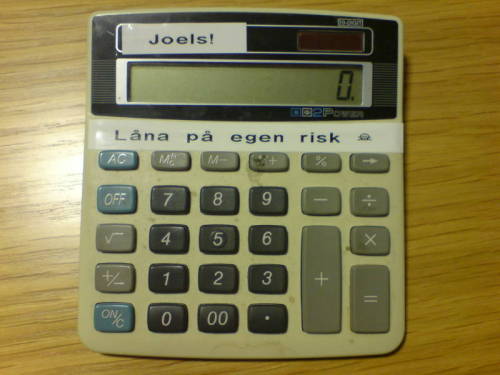 Joels miniräknare