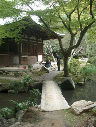 Zen trädgård Kyoto