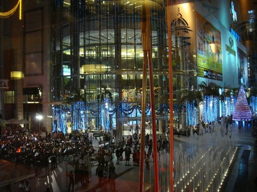 Siam Square by night