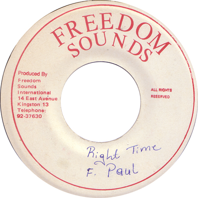 Frankie Paul - Right Time