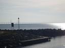 Närmare bild på Öresundsbron 